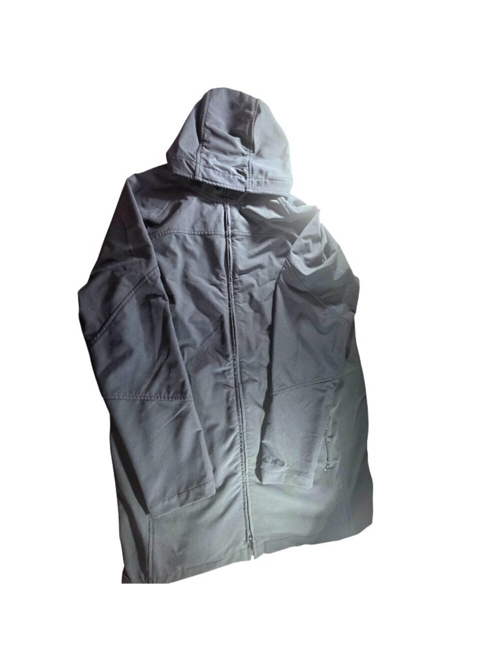 Black  Jacket L.L.Bean Womens XL Polyester Spandex Hooded coat